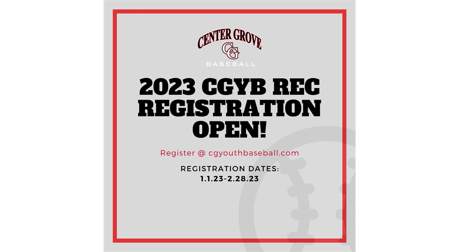 2023 Rec Registration Open!