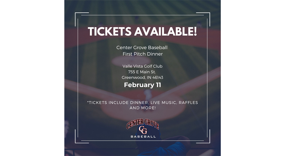 FIRST PITCH DINNER - TICKETS AVAILABLE!