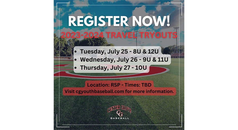 Register Now! - 2023-2024 Travel Tryouts 