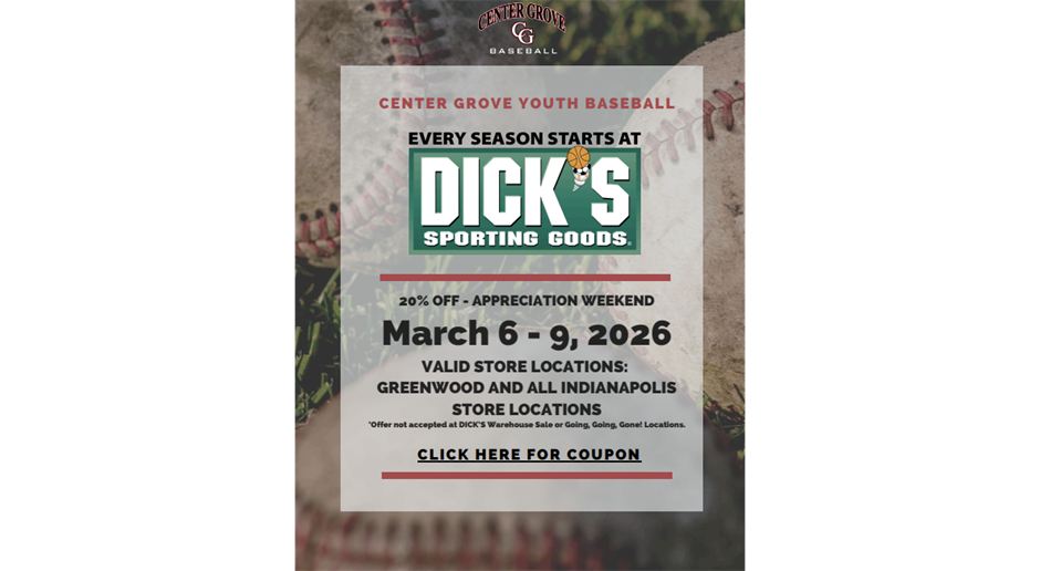 CGYB Shopping Event at Dick's Sporting Goods 